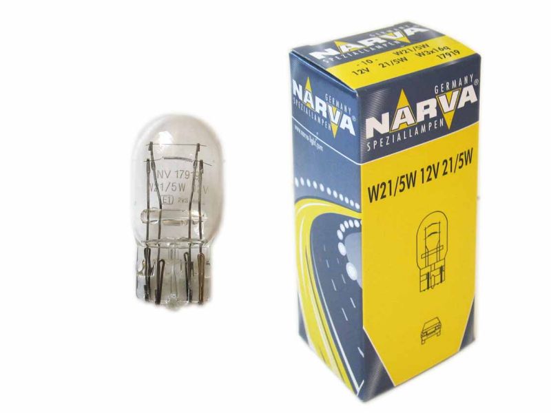 Лампа Narva W21-5W W3x16d 12V 17919 1/10/200