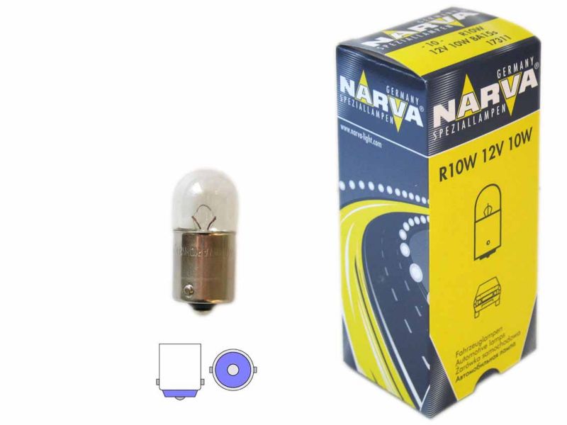 Лампа Narva R12-10W BA15S 17311 /10