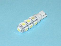 Светодиод 12V T10 13SMD W2,1x9,5D WHITE "Маяк"/10