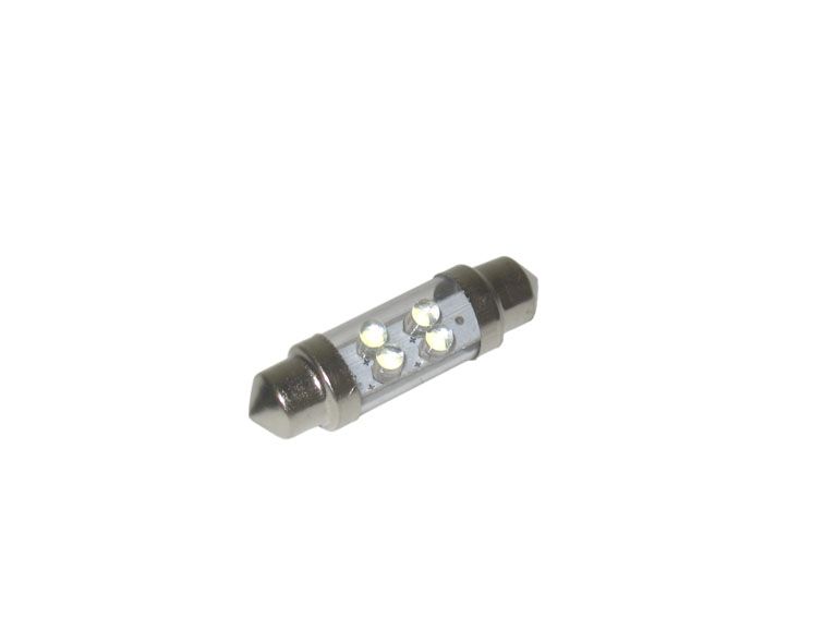 Светодиод Т11 - 4LED синий  36мм/10/100    _