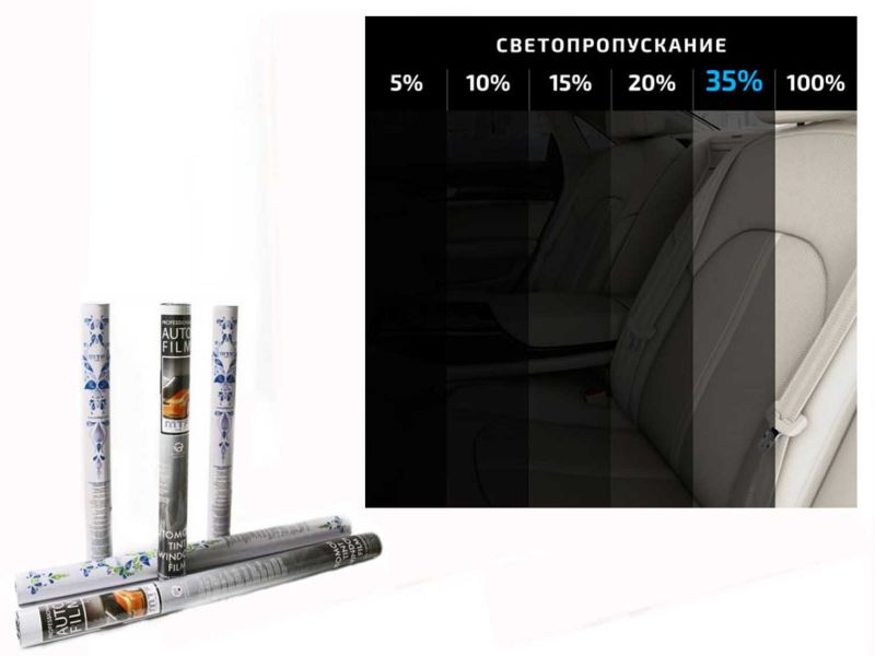 Плёнка тонировочная MTF "Америка"  35% (0.75м х 3м) /1/30