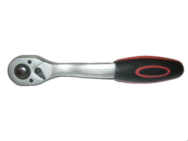 Трещотка 1/4" 72зуба, изогн. пласт. ручка МАЯКАВТО™ 1/20/120_
