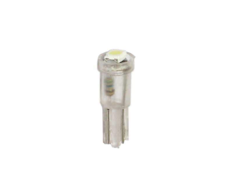 Светодиод 12V T 5 1SMD (3528) W2,0x4,6D WHITE "Маяк" /10