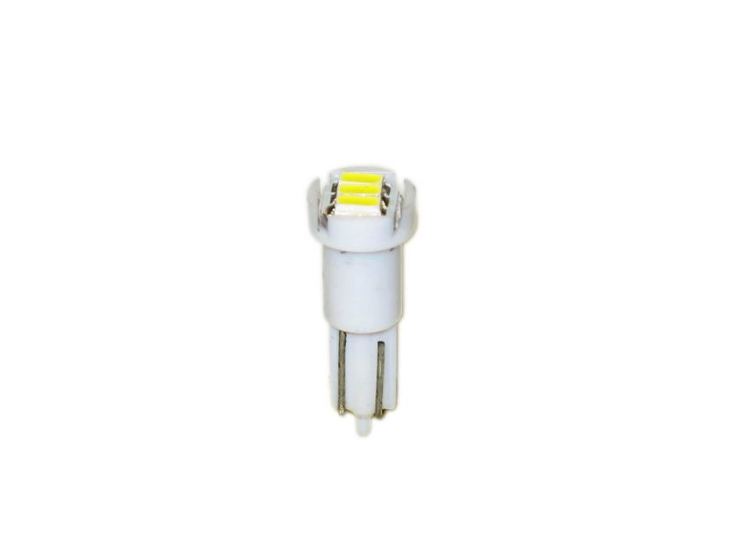 Светодиод 12V T 5 3SMD W2,0x4,6D WHITE (3014) "Маяк" /10