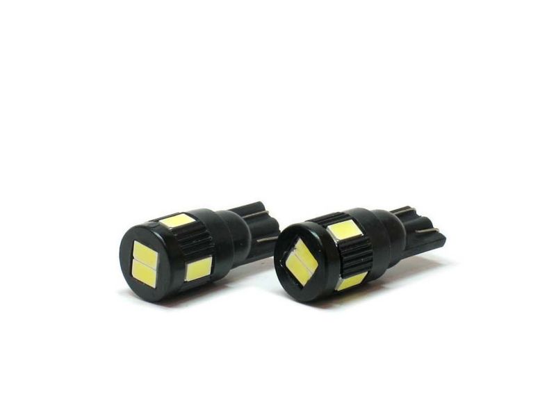 Светодиод Т10 -  6SMD 5630 белый 1/10/100_