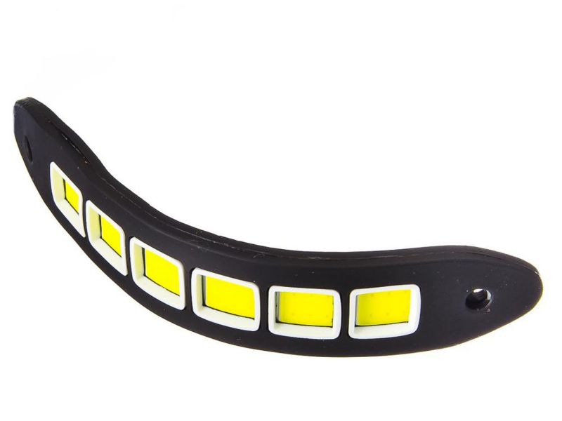 Огни ходовые 36 LED, 12V, гибкие, резин. корп., 180мм, белый