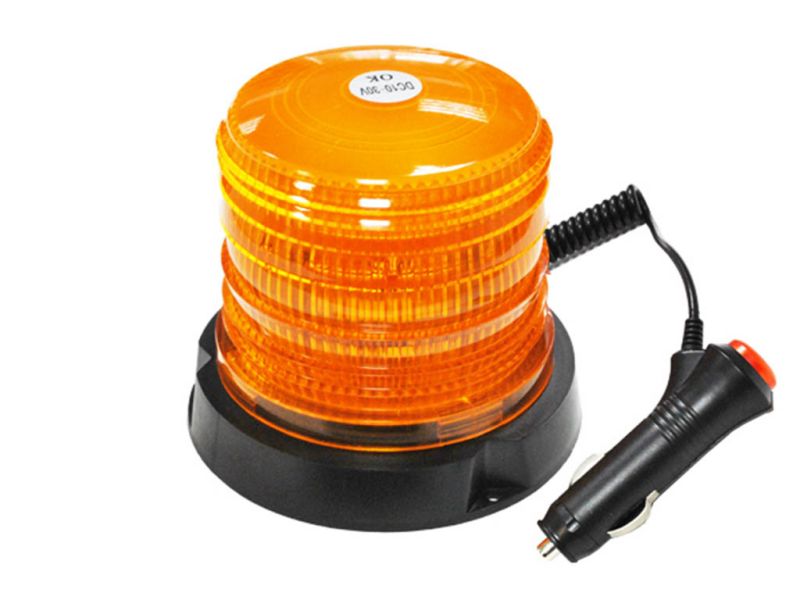 Маячок проб. АТ 12V светодиодн. (h=110мм, Ø122мм, на магните, 48LED) АТ-114/U /1/24