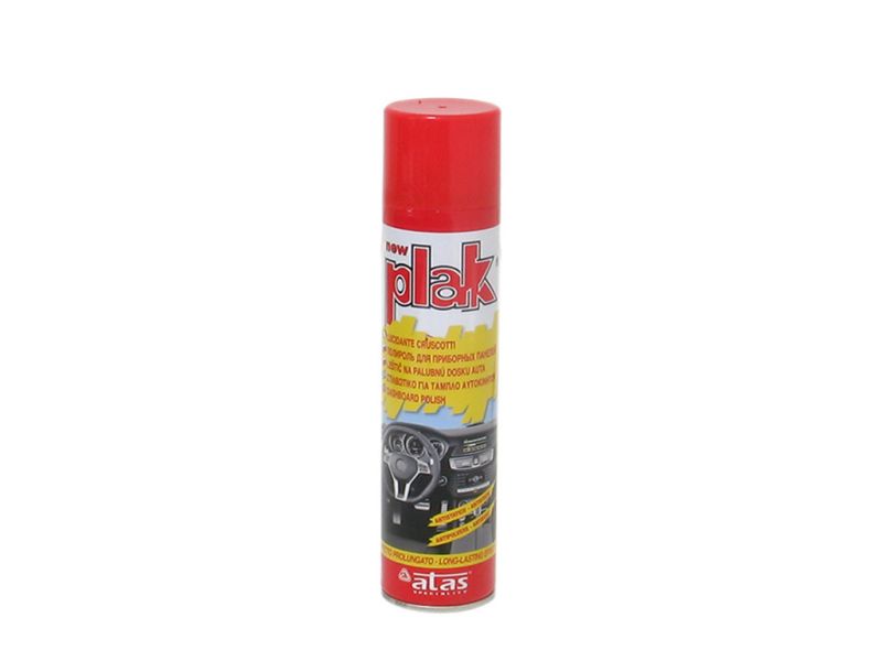 Полироль салона, спрей "PLAK"  400гр. Клубника 1/24