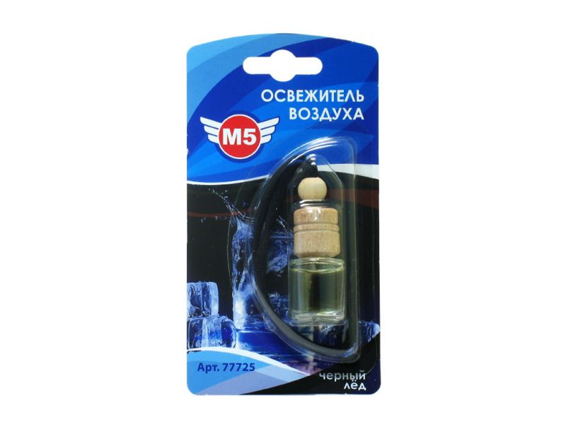Освежитель воздуха "MТ" - Черный лед дерев. бочонок 1/70