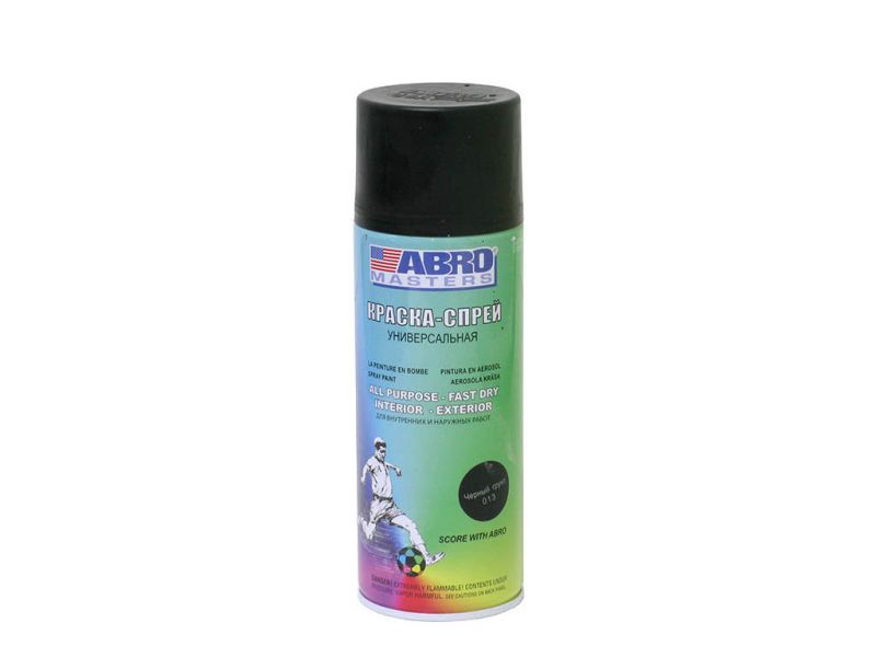 Краска спрей ABRO SP-013-AM (Черный грунт) 1/12