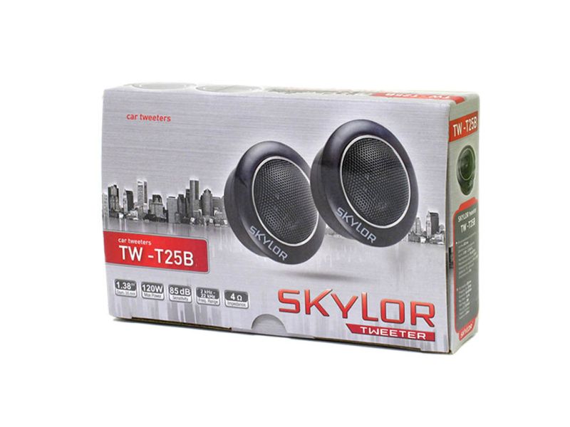 Автоколонки SKYLOR TW-25B акустика ВЧ 35мм, 120W, купольный