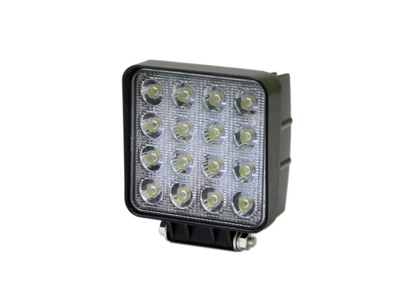 Фара светодиод. дополнит. 16 Cree smd 48 Вт, 10-30 В, квадратн.,дл.105мм 1/20_