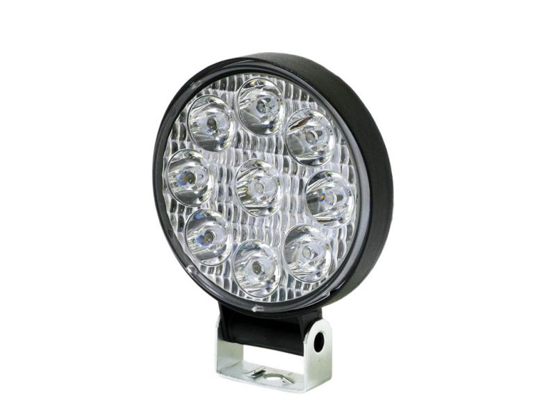 Фара светодиод. дополнит. 9SMD 27W круглые, 2 режима L520