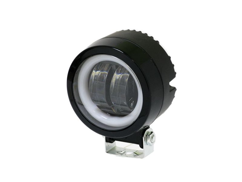 Фара светодиод. дополнит. 2 Cree smd 20 Вт, 2х10 Вт, 12-36 В, 85х50 мм, круглая комбо /1/50_