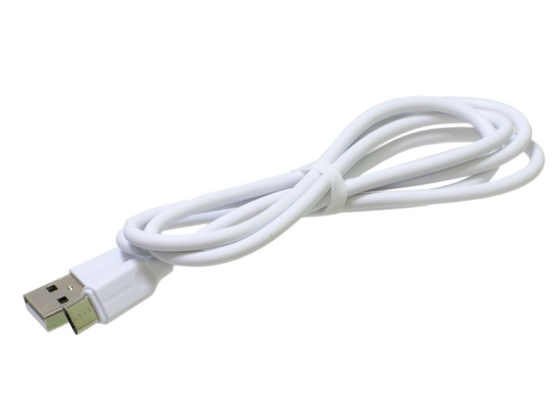 Дата-кабель MicroUSB, 1м, 2,4А, Borofone белый BX14