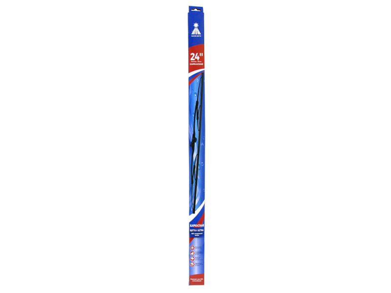 Щётка стеклоочистителя каркасная 60см (24") ULTRA,  МАЯКАВТО™/1/100_