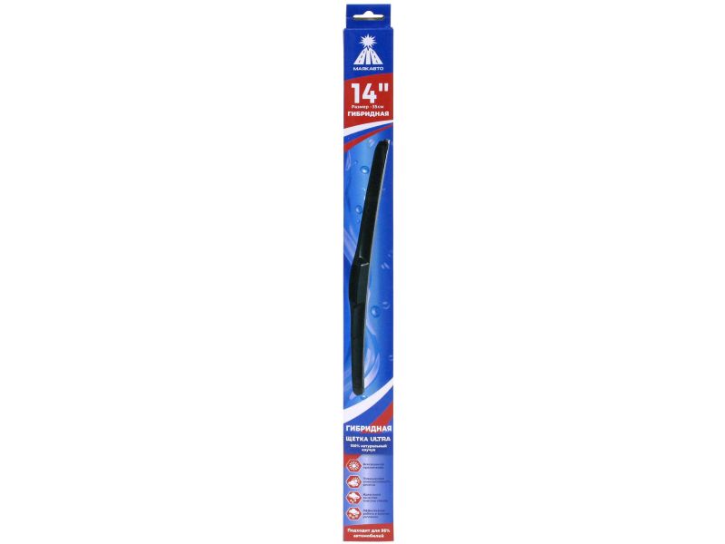Щётка стеклоочистителя гибридная 35см (14") ULTRA,  МАЯКАВТО™/1/100_