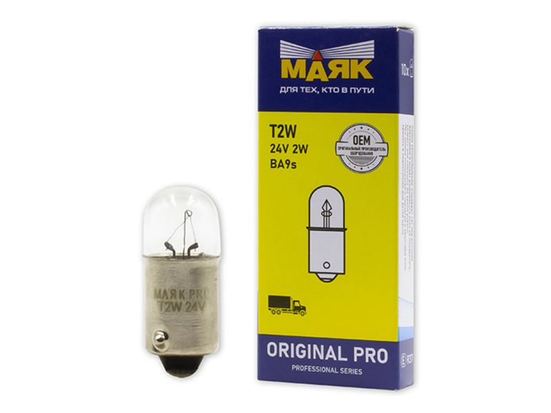 Лампа МАЯК ORIGINAL PRO А 24V  2W/10