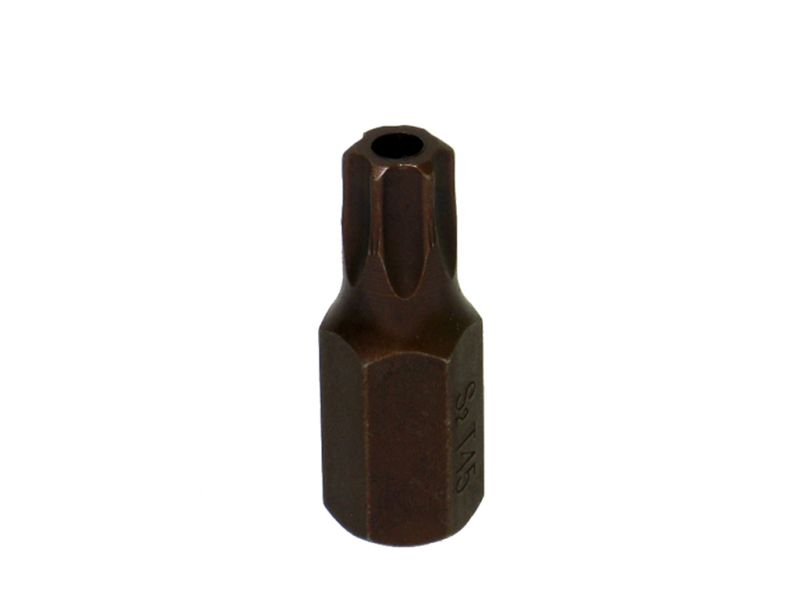 Бита Т45 TORX, 6 лучей, L=30mm с отверстием МАЯКАВТО™ 1/10/80/800_