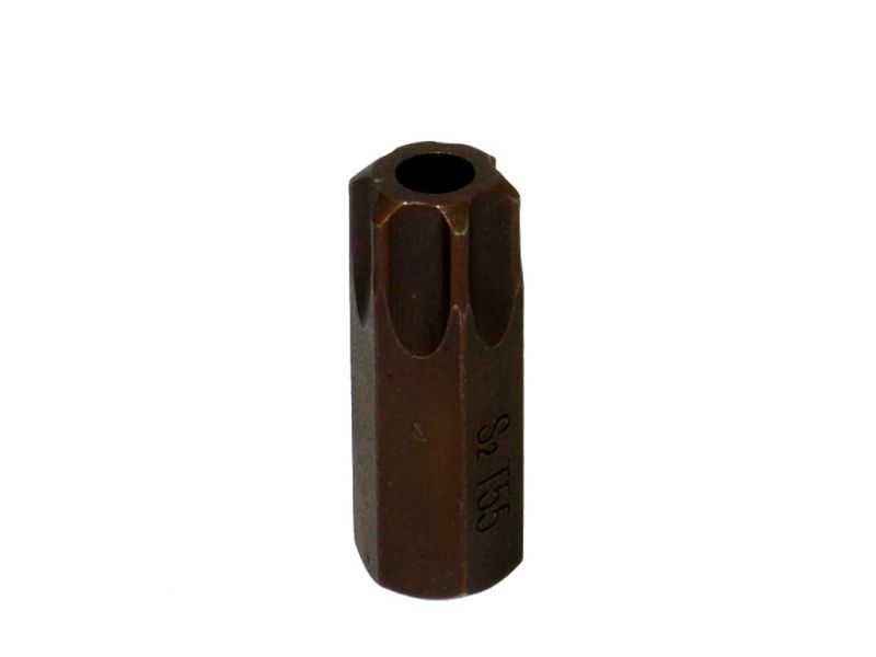 Бита Т55 TORX, 6 лучей, L=30mm с отверстием МАЯКАВТО™ 1/10/80/800_