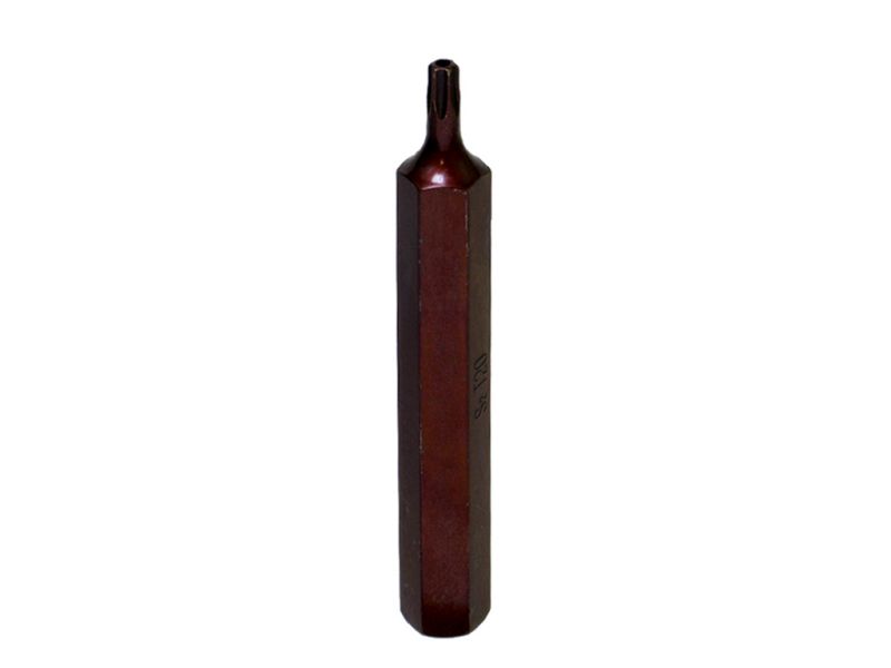 Бита Т20 TORX, 6 лучей, L=75mm с отверстием МАЯКАВТО™ 1/10/50/500_
