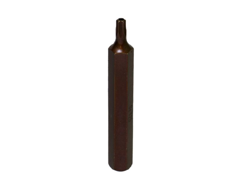 Бита Т25 TORX, 6 лучей, L=75mm с отверстием МАЯКАВТО™ 1/10/50/500_