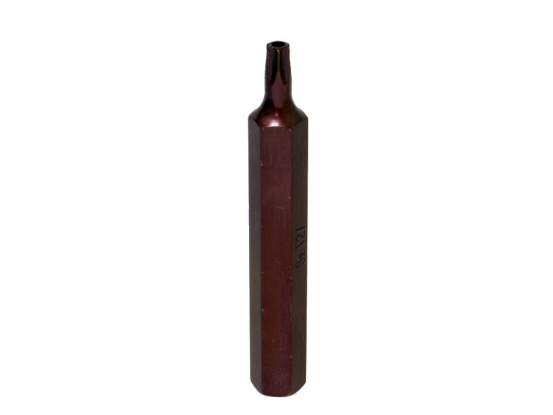 Бита Т27 TORX, 6 лучей, L=75mm с отверстием МАЯКАВТО™ 1/10/50/500_