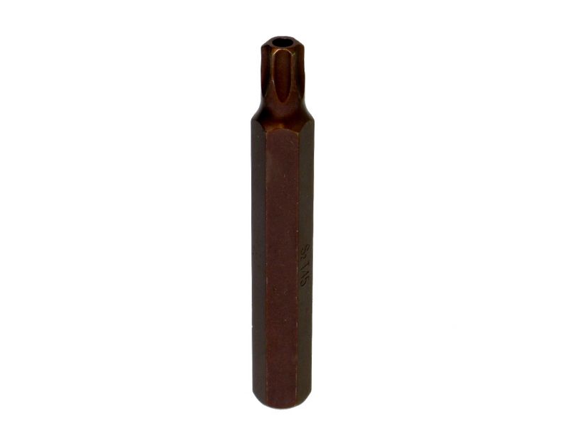 Бита Т45 TORX, 6 лучей, L=75mm с отверстием МАЯКАВТО™ 1/10/50/500_