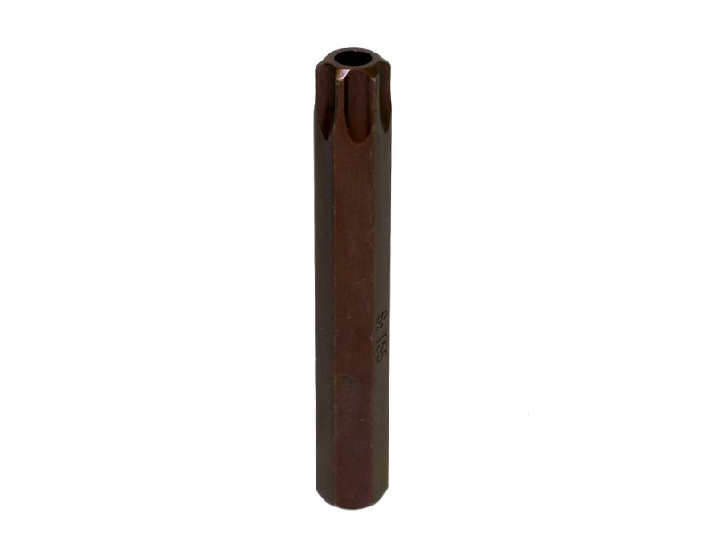 Бита Т55 TORX, 6 лучей, L=75mm с отверстием МАЯКАВТО™ 1/10/50/500_