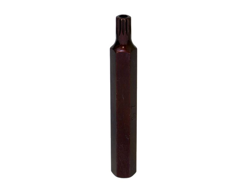 Бита М7 SPLINE, 12 лучей, L=75mm с отверстием МАЯКАВТО™ 1/10/50/500_