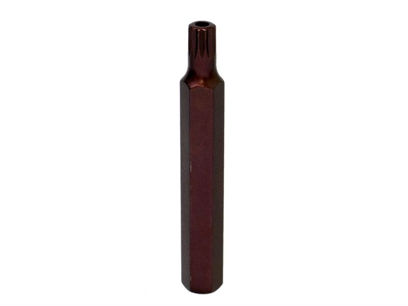 Бита М8 SPLINE, 12 лучей, L=75mm с отверстием МАЯКАВТО™ 1/10/50/500_