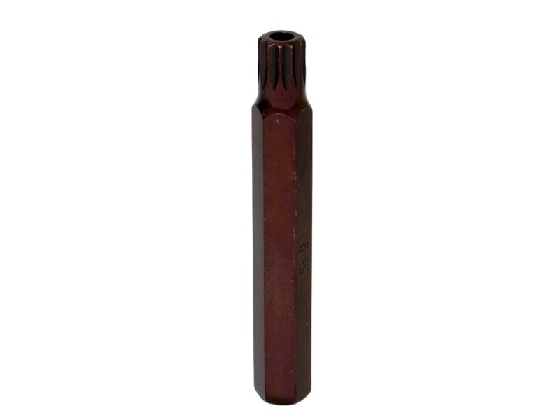 Бита М9 SPLINE, 12 лучей, L=75mm с отверстием МАЯКАВТО™ 1/10/50/500_