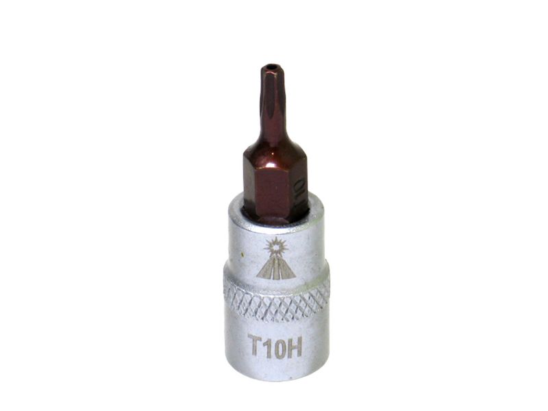 Головка бита TORX с отв. 1/4" T10H L=32мм МАЯКАВТО™ 1/10/70/700_
