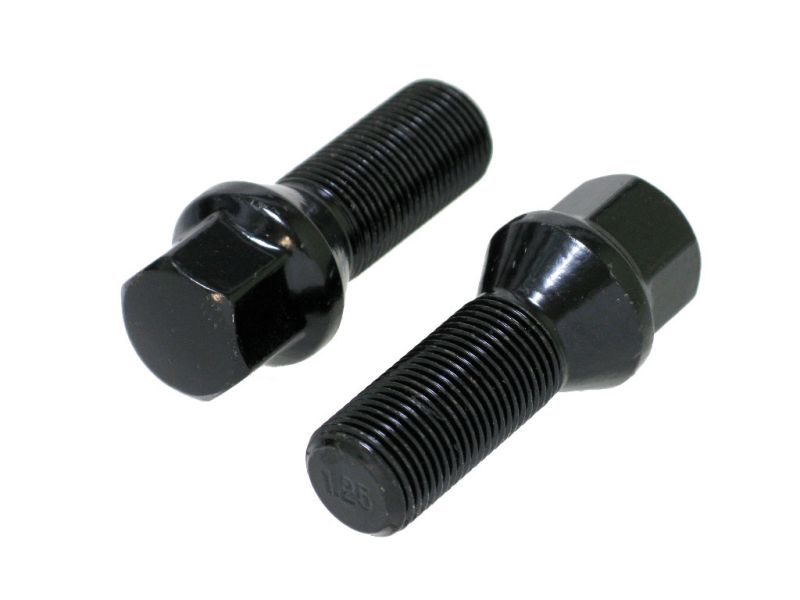 Болт М15*1,25*32, конус, ключ 17, черный цинк /20