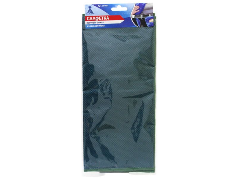 Салфетка Микрофибра 35*40 для стекла МАЯКАВТО™1/200_