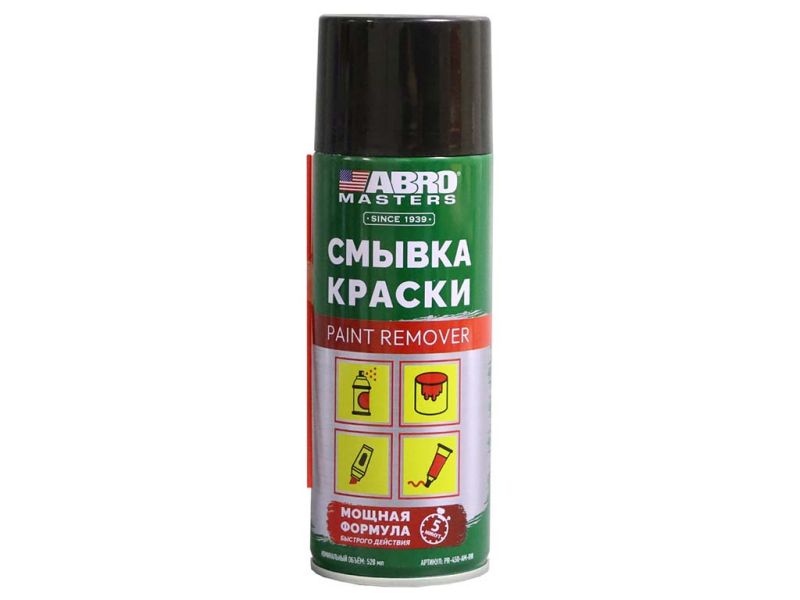 Смывка краски-аэрозоль ABRO PR-450-AM-RE