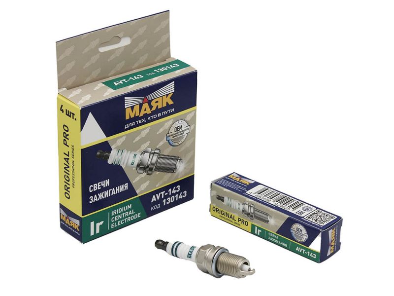 Свечи зажигания (2477) для а/м HYUNDAI/KIA/MAZDA/NISSAN/SKODA  Ir IRIDIUM CENTRAL ELECTRODE AVT-143