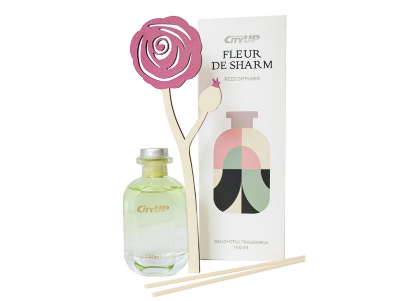 Освежитель воздуха ароматический диффузор 140 мл. СА-366 FLEUR DE SHARM /1/12