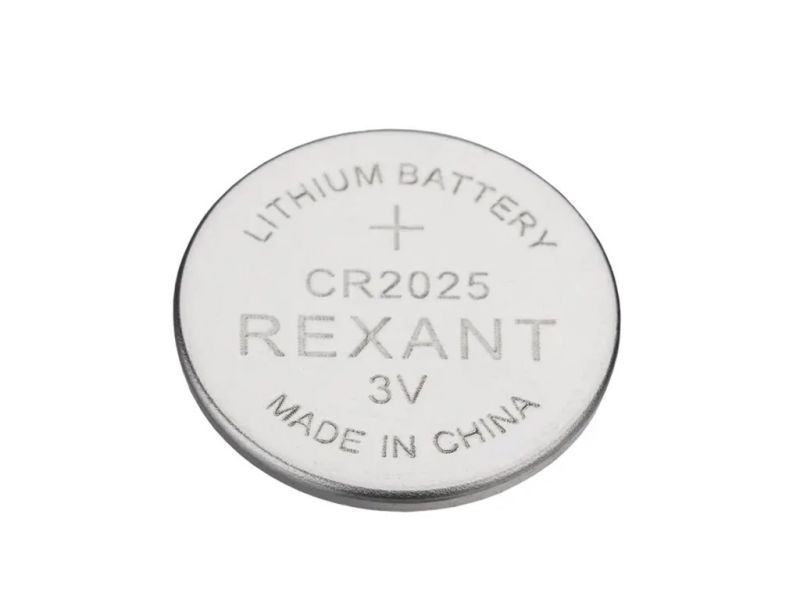Батарейки литиевые CR2025 3В блистер 5 шт. REXANT /5