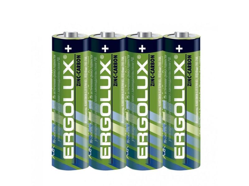 Батарейки  Ergolux 4S  AАA R03 1,5V /4/60/1200