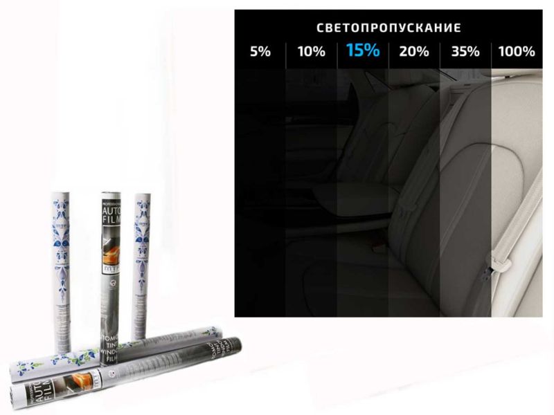 Плёнка тонировочная MTF "Америка"    15% (0.5м х 3м) /1/30