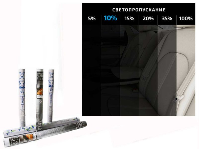 Плёнка тонировочная MTF "Америка"    10% (0.5м х 3м)  /1/30