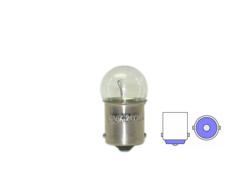 Лампа А 24V  5W "Маяк"   (мин.уп.100шт) /100/2000