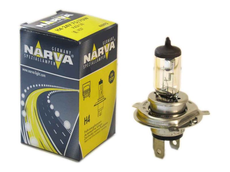 Лампа Narva  H4  24V75/70W P43t