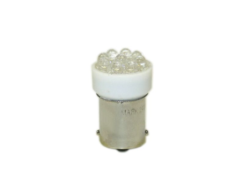 Светодиод 24V T15  9LED BA15S WHITE"Маяк"/10
