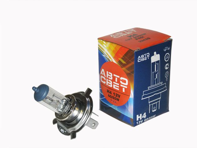 Лампа АВТОСВЕТ H4 12V-60/55W P43t /10/400
