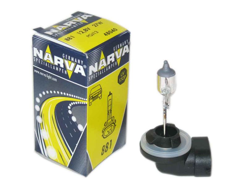 Лампа Narva 12V/27W РGJ-13 HIT  №881  1/10/100
