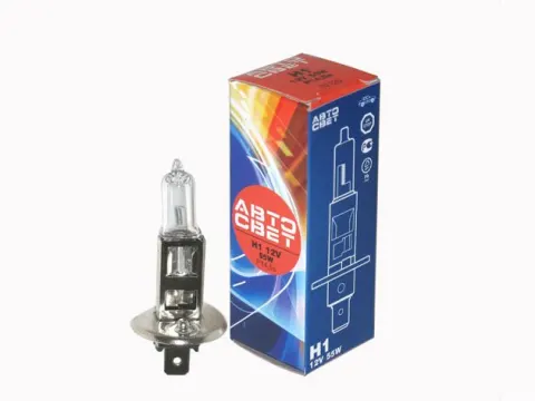Лампа АВТОСВЕТ H1 12V-55W P14,5s /10