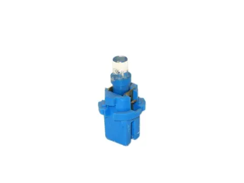 Светодиод 12V T 5 1SMD (3528) BAX8,7D WITH CAP BLUE "Маяк" /10