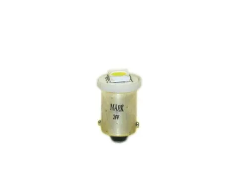 Светодиод 24V T 8  1SMD BA9S WHITE "Маяк"/10
